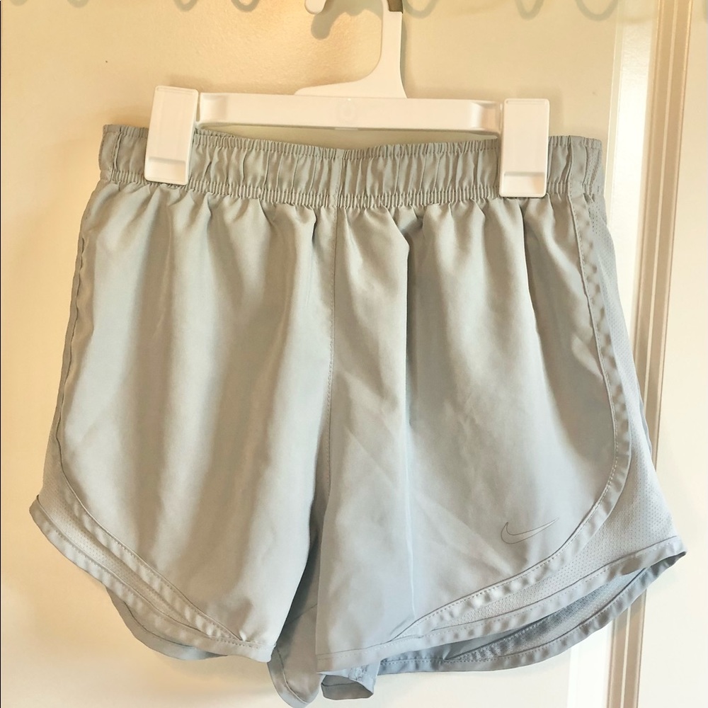 Nike Dri-fit Light Gray running shorts
